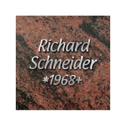 MA1 1x Metall-Schriftzeichen aus Aluguss