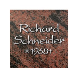 MA2 1x Metall-Schriftzeichen aus Aluguss