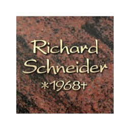 MB2 1x Metall-Schriftzeichen aus Bronzeguss