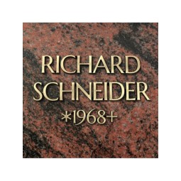 MB5 1x Metall-Schriftzeichen aus Bronzeguss