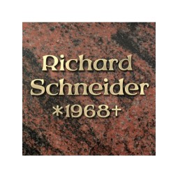 MB10 1x Metall-Schriftzeichen aus Bronzeguss