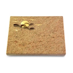 Grabtafel Kashmir Vogelschwarm