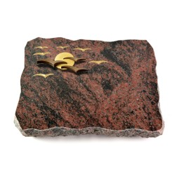 Grabplatte Aruba Vogelschwarm