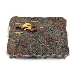 Grabplatte Paradiso Vogelschwarm