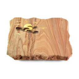 Grabplatte Rainbow Vogelschwarm