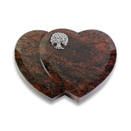 Grabstein Amoureux/Aruba Baum 3 (Alu)