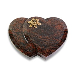 Grabstein Amoureux/Aruba Rose 4 (Bronze)