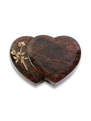 Grabstein Amoureux/Aruba Rose 10 (Bronze)