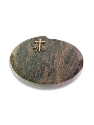 Grabstein Baroque/Himalaya Kreuz 1 (Bronze)