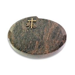 Grabstein Baroque/Himalaya Kreuz 1 (Bronze)