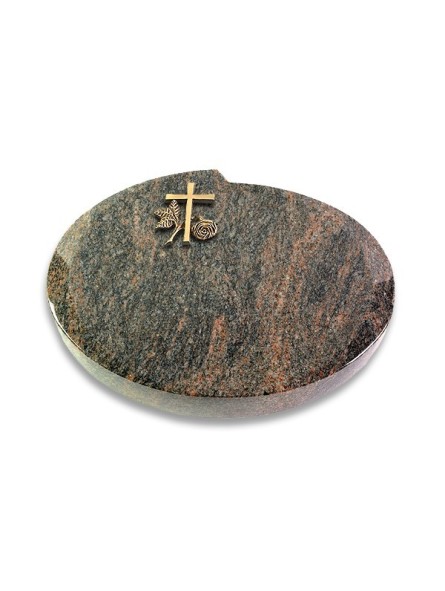 Grabstein Baroque/Himalaya Kreuz 1 (Bronze)