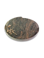 Grabstein Baroque/Himalaya Rose 10 (Bronze)