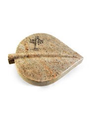Grabstein Folia/New-Kashmir Baum 2 (Bronze)