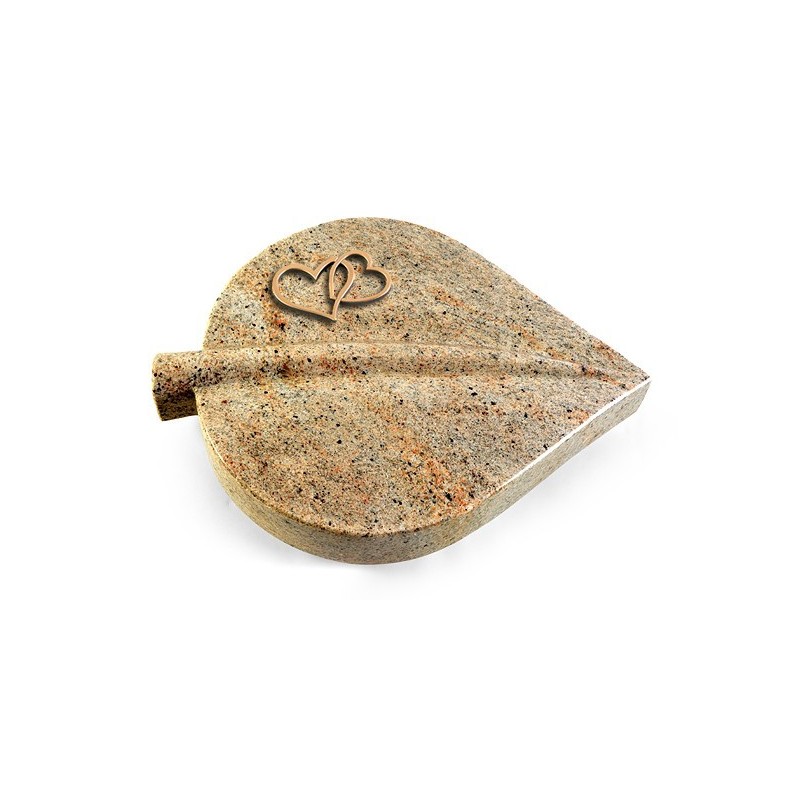 Grabstein Folia/New-Kashmir Herzen (Bronze)