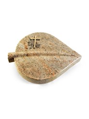 Grabstein Folia/New-Kashmir Kreuz 1 (Bronze)
