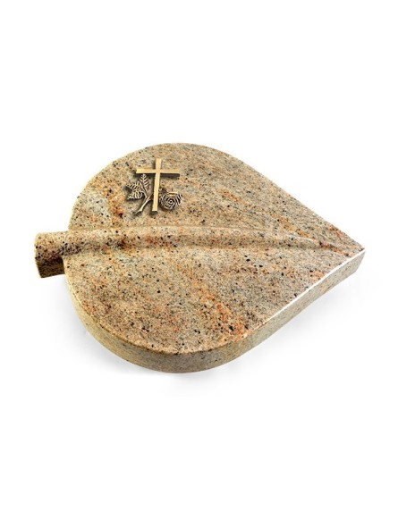 Grabstein Folia/New-Kashmir Kreuz 1 (Bronze)