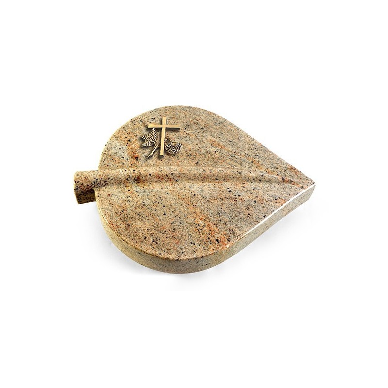 Grabstein Folia/New-Kashmir Kreuz 1 (Bronze)
