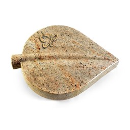 Grabstein Folia/New-Kashmir Papillon (Bronze)