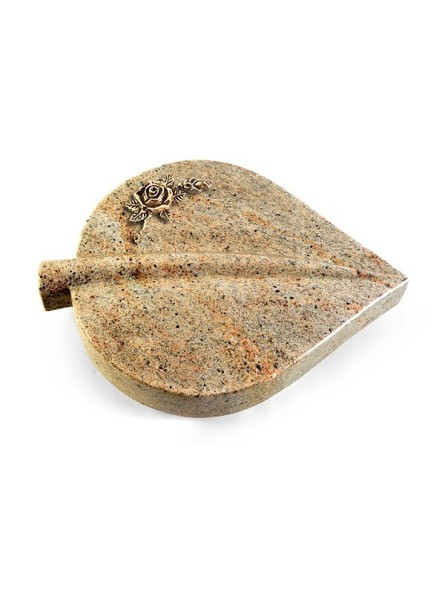 Grabstein Folia/New-Kashmir Rose 1 (Bronze)