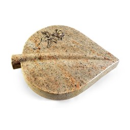 Grabstein Folia/New-Kashmir Rose 2 (Bronze)