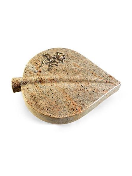 Grabstein Folia/New-Kashmir Rose 2 (Bronze)