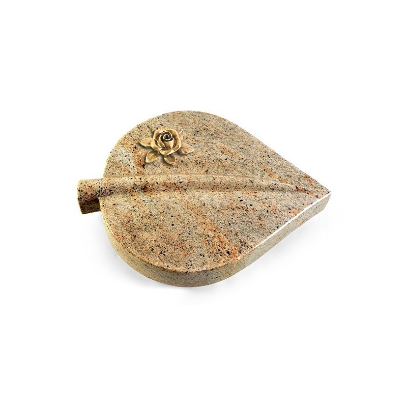 Grabstein Folia/New-Kashmir Rose 4 (Bronze)