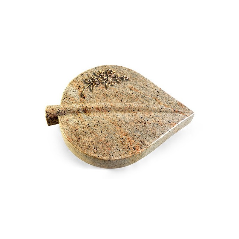 Grabstein Folia/New-Kashmir Rose 5 (Bronze)