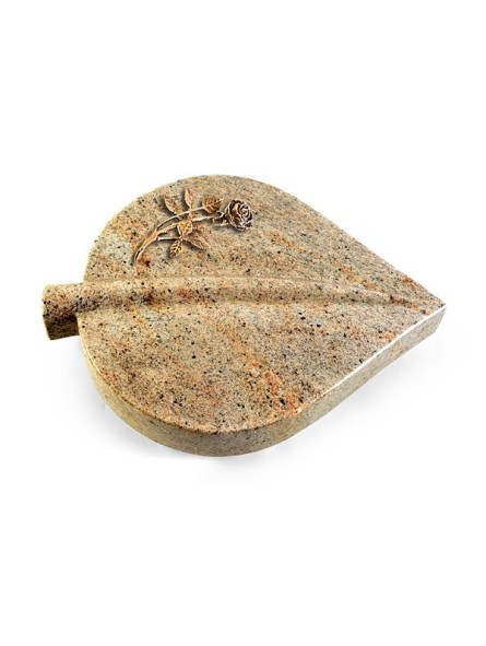 Grabstein Folia/New-Kashmir Rose 10 (Bronze)
