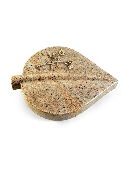 Grabstein Folia/New-Kashmir Rose 10 (Bronze)