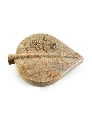 Grabstein Folia/New-Kashmir Rose 13 (Bronze)