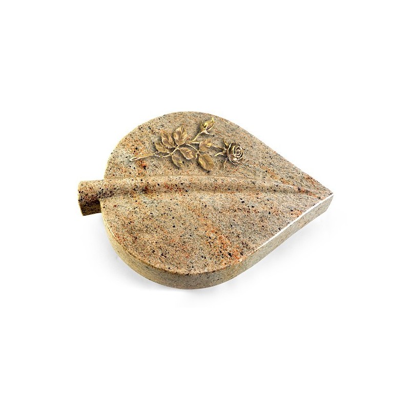 Grabstein Folia/New-Kashmir Rose 13 (Bronze)