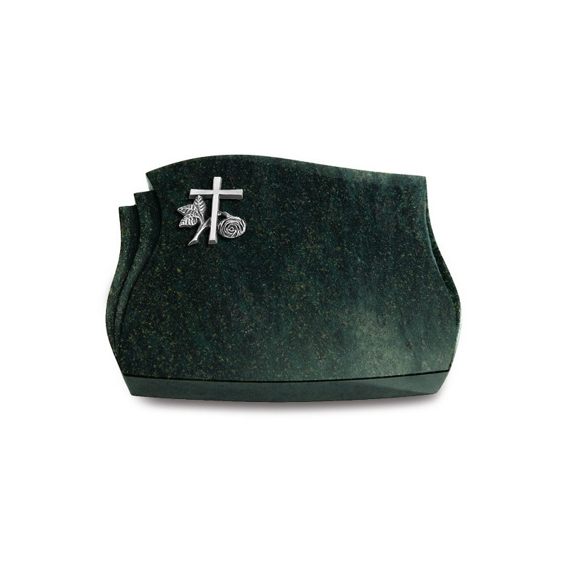 Grabstein Liberty/Tropical-Green Kreuz 1 (Alu)