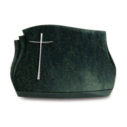 Grabstein Liberty/Tropical-Green Kreuz 2 (Alu)