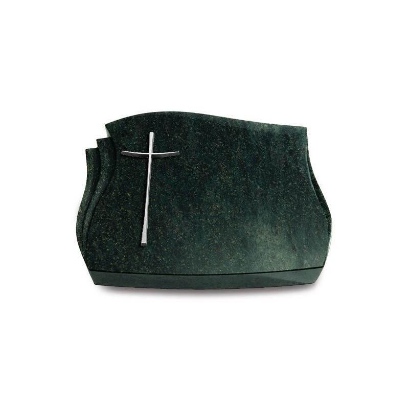 Grabstein Liberty/Tropical-Green Kreuz 2 (Alu)
