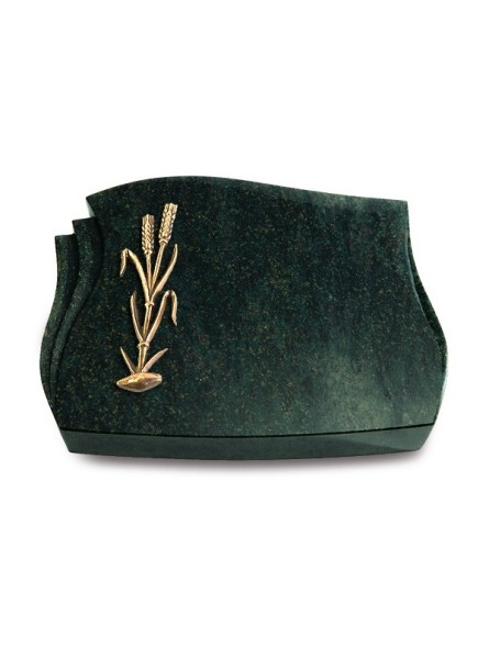 Grabstein Liberty/Tropical-Green Ähren 2 (Bronze)