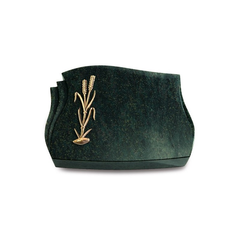 Grabstein Liberty/Tropical-Green Ähren 2 (Bronze)