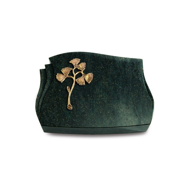 Grabstein Liberty/Tropical-Green Gingozweig 1 (Bronze)