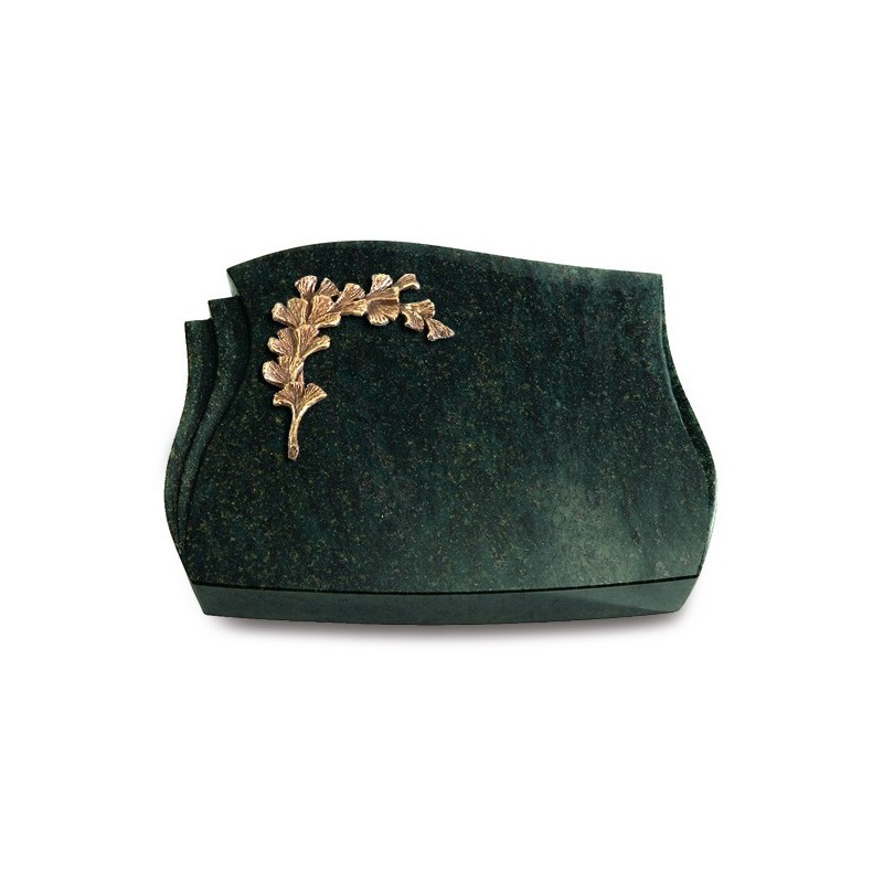 Grabstein Liberty/Tropical-Green Gingozweig 2 (Bronze)