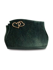 Grabstein Liberty/Tropical-Green Herzen (Bronze)