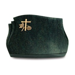 Grabstein Liberty/Tropical-Green Kreuz 1 (Bronze)