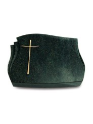 Grabstein Liberty/Tropical-Green Kreuz 2 (Bronze)
