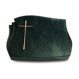 Grabstein Liberty/Tropical-Green Kreuz 2 (Bronze)