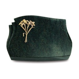 Grabstein Liberty/Tropical-Green Lilie (Bronze)