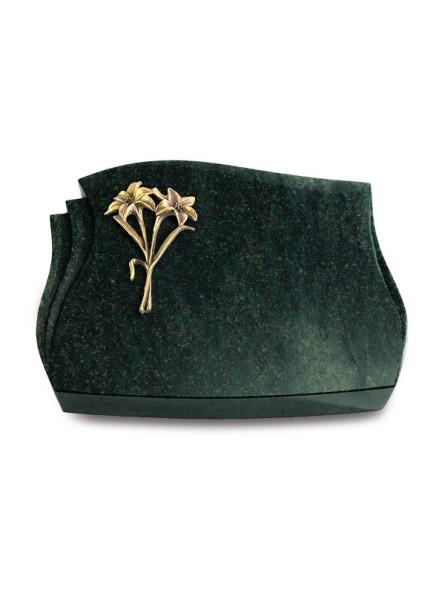 Grabstein Liberty/Tropical-Green Lilie (Bronze)