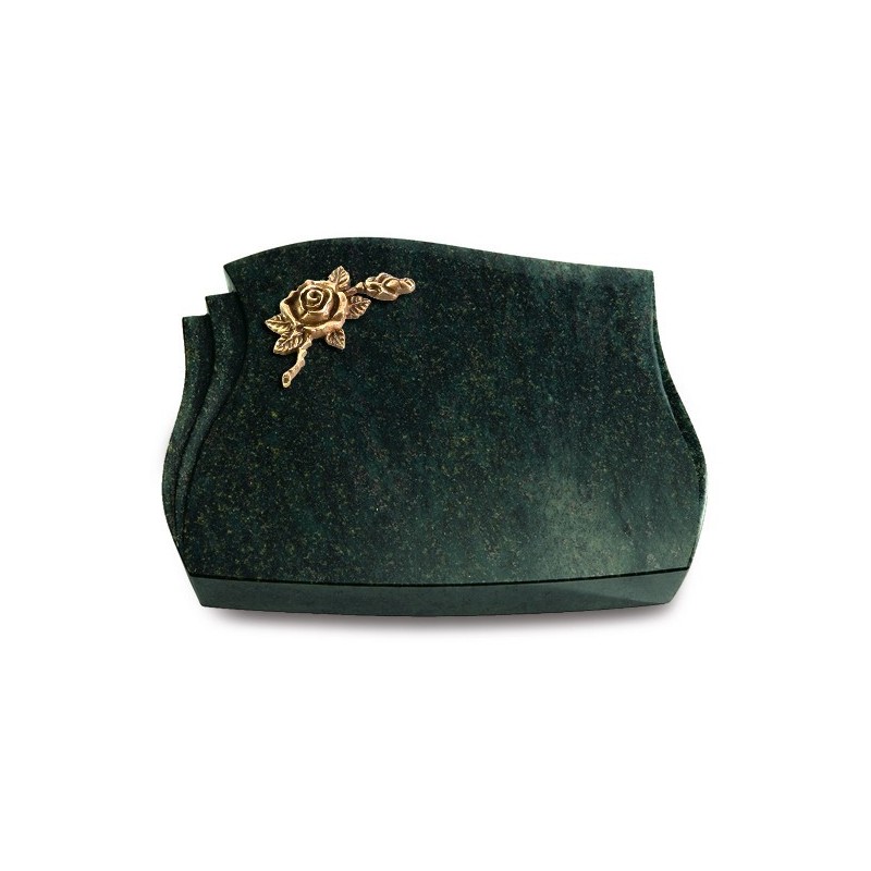 Grabstein Liberty/Tropical-Green Rose 1 (Bronze)