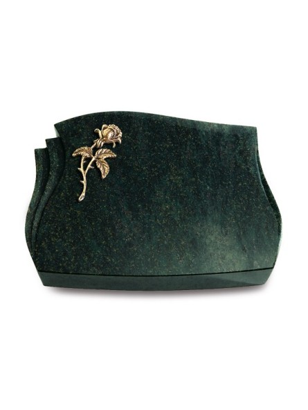 Grabstein Liberty/Tropical-Green Rose 2 (Bronze)