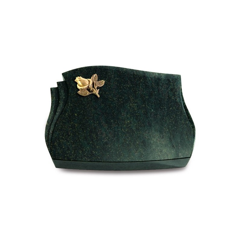 Grabstein Liberty/Tropical-Green Rose 3 (Bronze)