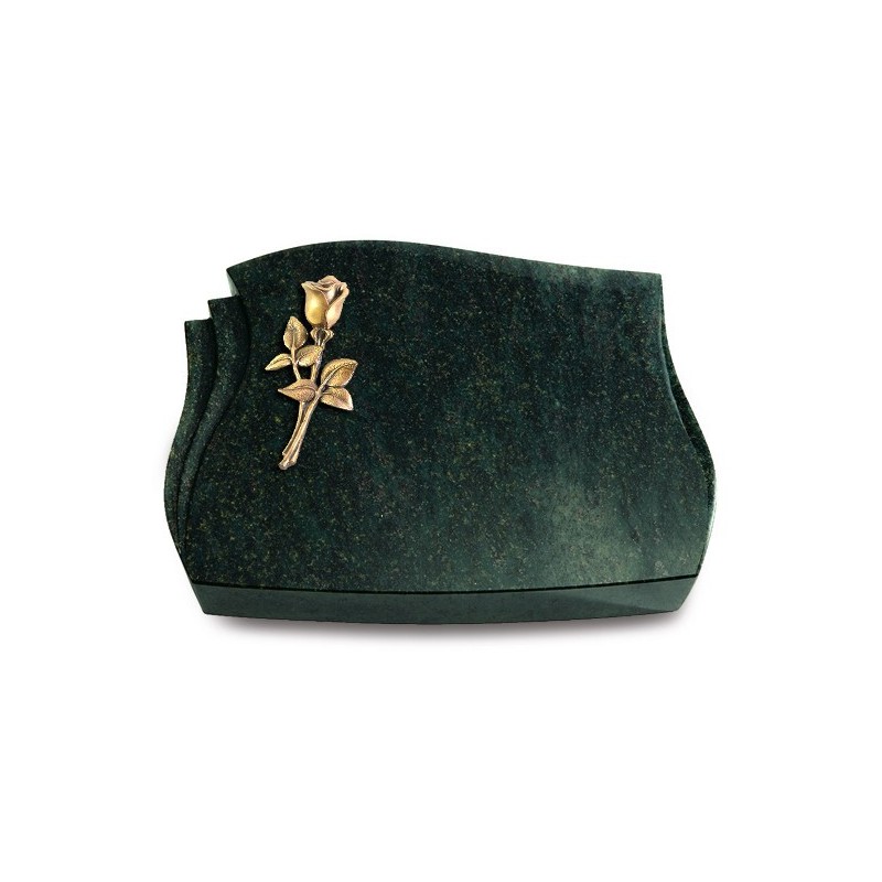 Grabstein Liberty/Tropical-Green Rose 8 (Bronze)