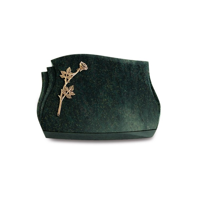 Grabstein Liberty/Tropical-Green Rose 9 (Bronze)