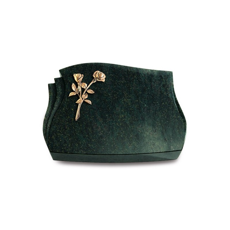 Grabstein Liberty/Tropical-Green Rose 10 (Bronze)